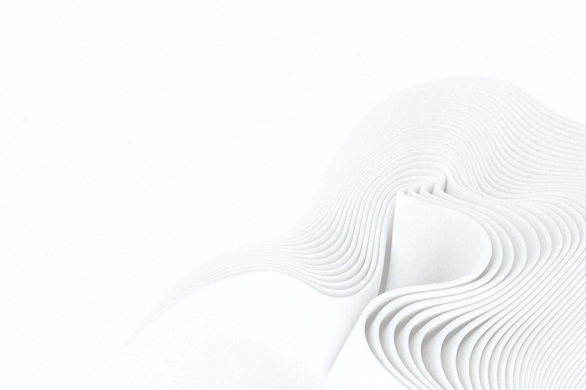 A close up of a white object with wavy lines